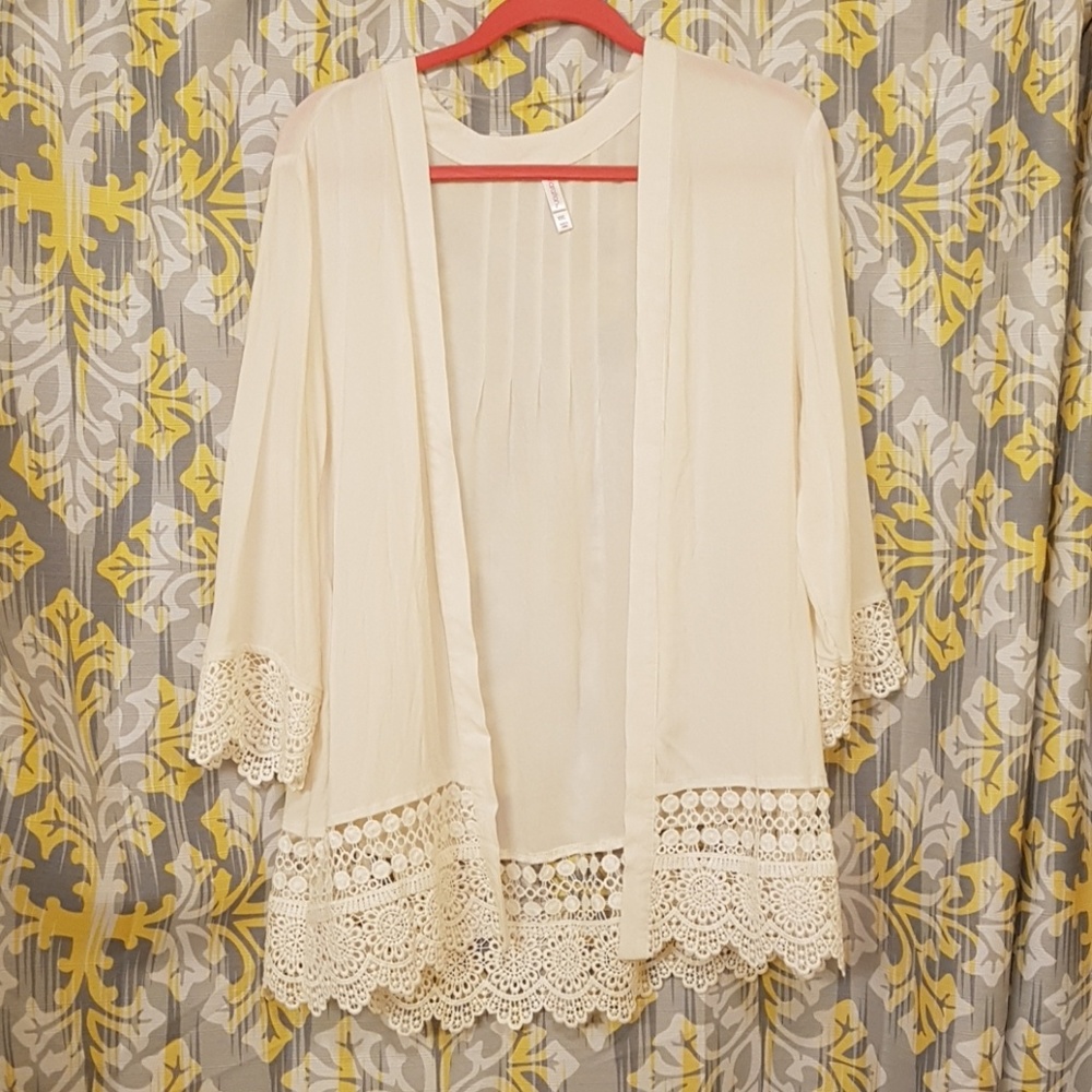 Crochet Linen Wrap
